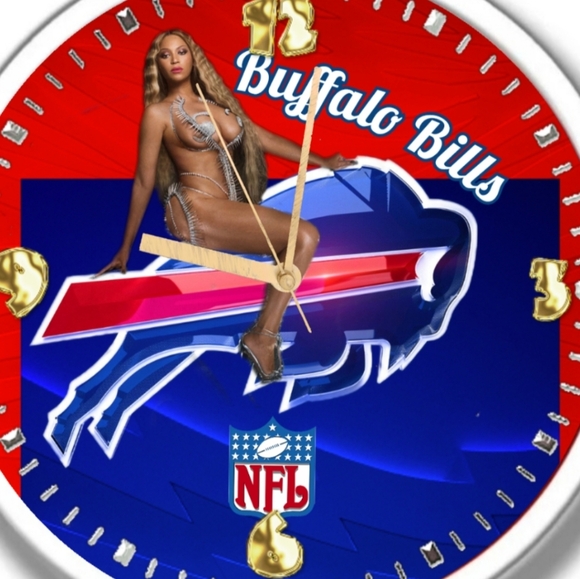 Buffalo Bills stuffing Beyonce led lights clock personalized - Picture 2 of 5